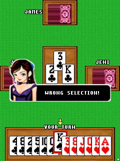Free download java game Hearts classic on your mobile phone! Image №3