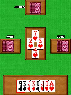 Free download java game Hearts classic on your mobile phone! Image №4