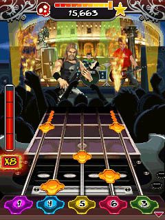 Free download java game Guitar rock tour 2 on your mobile phone! Image №2