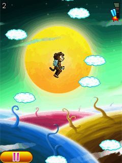 Free download java game Aero monkey jumping on your mobile phone! Image №2