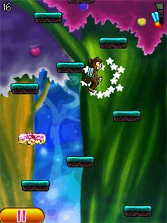 Free download java game Aero monkey jumping on your mobile phone! Image №5