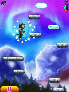 Free download java game Aero monkey jumping on your mobile phone! Image №6