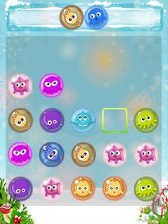 Free download java game Xmas bubbles on your mobile phone! Image №4