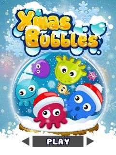 Free download java game Xmas bubbles on your mobile phone!