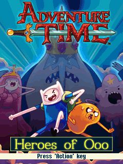 Free download java game Adventure time Heroes of Ooo on your mobile phone!