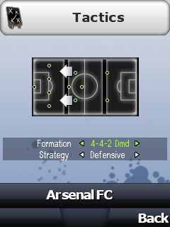 Free download java game FIFA manager 2009 on your mobile phone! Image №4