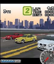 Free download java game Bimmer street racing 3D on your mobile phone! Image №2