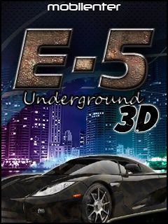 Free download java game E-5 underground 3D on your mobile phone!