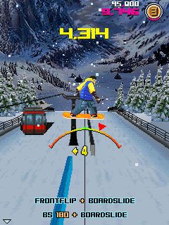Free download java game Avalanche snowboarding on your mobile phone! Image №3