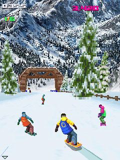 Free download java game Avalanche snowboarding on your mobile phone! Image №4