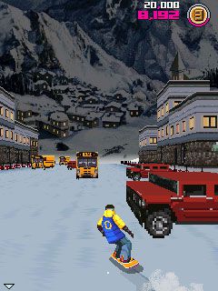 Free download java game Avalanche snowboarding on your mobile phone! Image №5