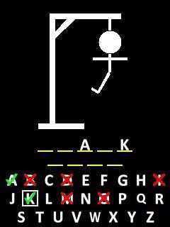 Free download java game Hang-A-Man on your mobile phone! Image №2