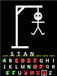 Free download java game Hang-A-Man on your mobile phone! Image №4