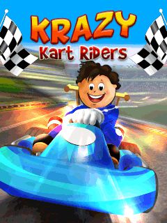 Free download java game Krazy kart riders on your mobile phone!