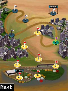 Free download java game Krazy kart riders on your mobile phone! Image №6
