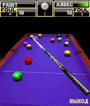 Free download java game American billiards 3D on your mobile phone! Image №3