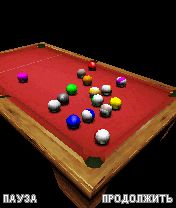 Free download java game American billiards 3D on your mobile phone! Image №4