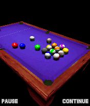Free download java game American billiards 3D on your mobile phone! Image №6