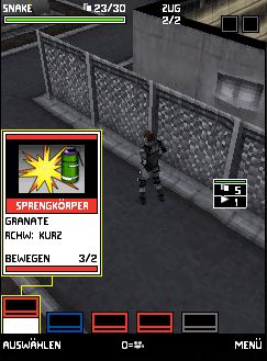 Free download java game Metal gear acid 3D on your mobile phone! Image №6