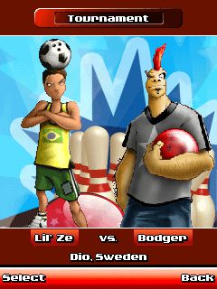 Free download java game Bowling superstars on your mobile phone! Image №2