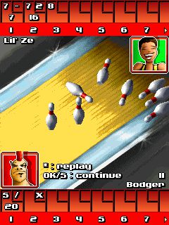 Free download java game Bowling superstars on your mobile phone! Image №4