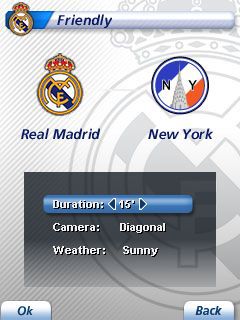 Free download java game Real Madrid: Football 2010 on your mobile phone! Image №2