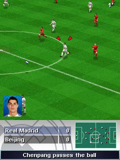 Free download java game Real Madrid: Football 2010 on your mobile phone! Image №4