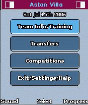 Free download java game Championship manager 2007 on your mobile phone! Image №4