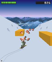 Free download java game Extreme air snowboarding 3D on your mobile phone! Image №3
