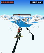 Free download java game Extreme air snowboarding 3D on your mobile phone! Image №4