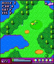 Free download java game Rayman Golf on your mobile phone! Image №2