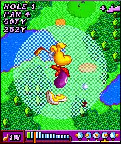Free download java game Rayman Golf on your mobile phone! Image №3