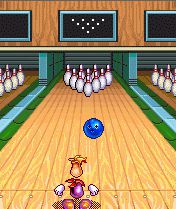 Free download java game Rayman Bowling on your mobile phone! Image №2