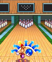 Free download java game Rayman Bowling on your mobile phone! Image №3