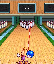 Free download java game Rayman Bowling on your mobile phone! Image №4