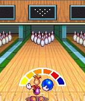 Free download java game Rayman Bowling on your mobile phone! Image №5