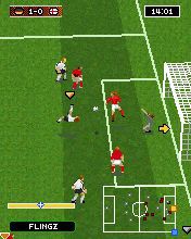 Free download java game 2007 Real football 3D on your mobile phone! Image №2