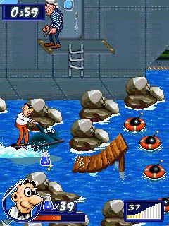 Free download java game Mortadelo Y Filemon: Armafollon on your mobile phone! Image №6