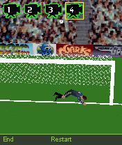 Free download java game 3D Free Kick Football on your mobile phone! Image №4