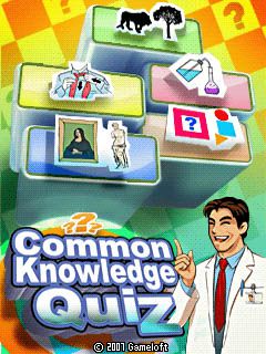 Free download java game Common Knowledge Quiz on your mobile phone!