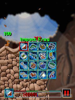 Free download java game Worms 2008 on your mobile phone! Image №3
