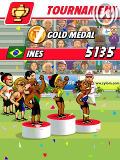 Free download java game Playman: Summer games 3 on your mobile phone! Image №3