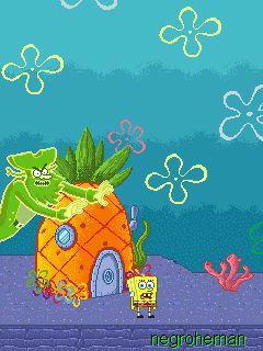 Free download java game Bob Sponge: Bikini Bottom Pursuit on your mobile phone! Image №2