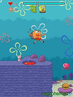 Free download java game Bob Sponge: Bikini Bottom Pursuit on your mobile phone! Image №5