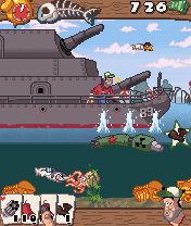 Free download java game Dynamite Fishing on your mobile phone! Image №2
