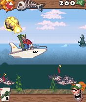 Free download java game Dynamite Fishing on your mobile phone! Image №3
