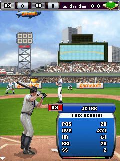Free download java game Derek Jeter: Pro baseball 2009 on your mobile phone! Image №7