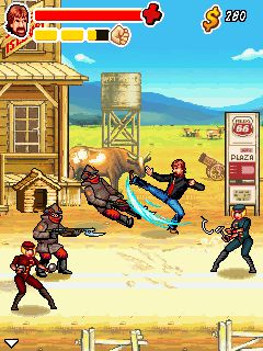 Free download java game Chuck Norris: Bring On The Pain on your mobile phone! Image №4