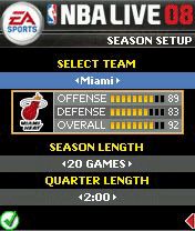 Free download java game NBA Live 2008 on your mobile phone! Image №3