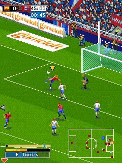 Free download java game Real Football 2009 Bluetooth on your mobile phone! Image №2
